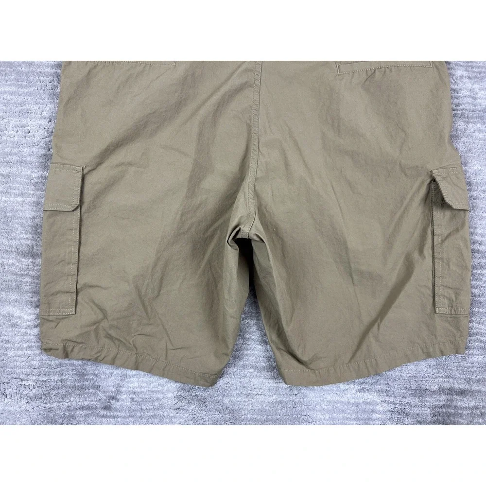 Dockers Cargo Shorts Mens 44 Khaki Tan Stretch Cotton 6-Pocket Utility Casual